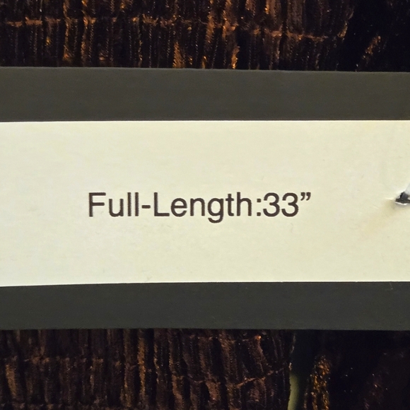 Miss Sparkling NWT Brown Soft Velvet Dress Small - Picture 7 of 11